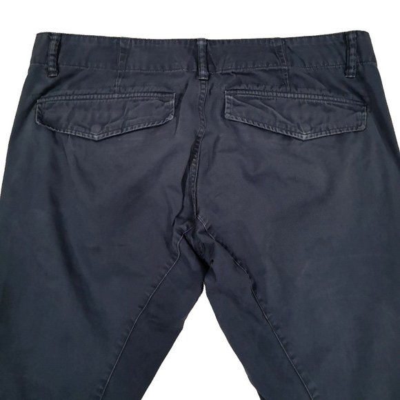 G Star Raw Pants Mens Tapered Leg Navy Drawstring Ankle Articulated Knee 36/34 - Picture 10 of 15